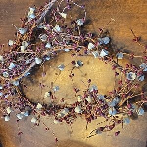 Primitive Berries And Bells Vine 3ft Country Farmhouse